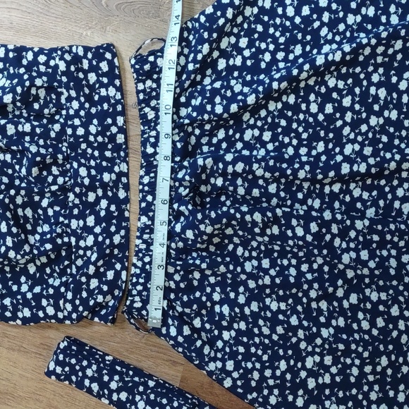 Shein three piece set top, skirt, belt - Picture 5 of 11